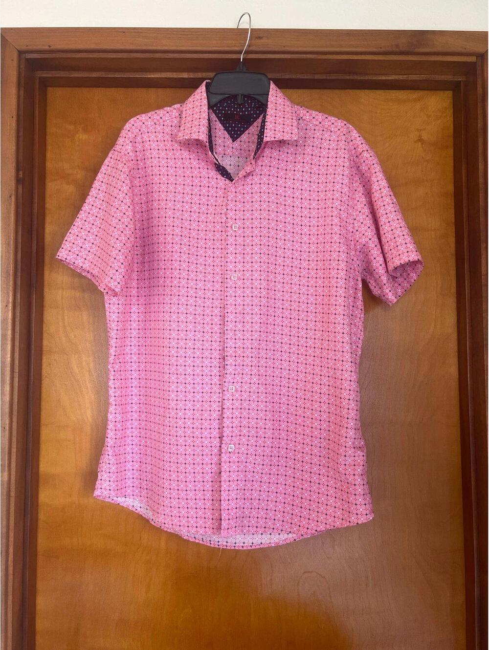 Mens BC Collection button down Sunday afternoon shirt, size large